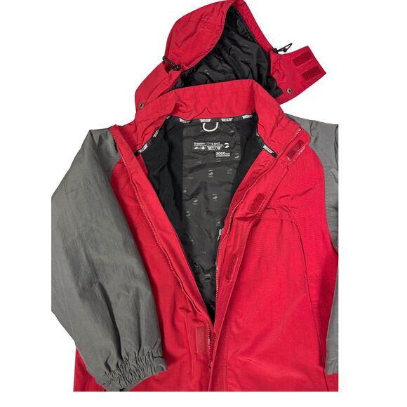 Freeworld Sno Truant Mens Jacket 3000 mm Waterproof Snowboarding Sz XL‎ Red Gray - Picture 3 of 12